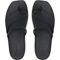 Crocs Tongs Miami Toe Loop Sandal femmes - Noir - 41 / 42