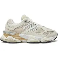 New Balance unisex. U9060V1 Baskets 9060 blanches (37), Beige, Tissu, Plat, Lacets, Casuel