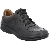 Jomos Chaussures pour hommes , lacets, couleur noire, style décontracté