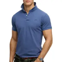 Superdry T-Shirt 'Classic' bleu clair