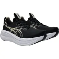 Asics Chaussure de course 'Gel-Nimbus 28' beige / noir