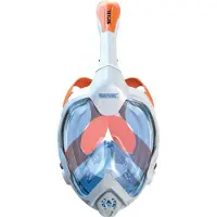 Seac Sub Masque de Snorkeling - Fun - Blanc/Orange - - XS/S - Masque de Plongée