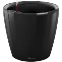 Lechuza Classico Premium Ls 28 - Kit Complet, Noir Brillant Ø 28 X 26