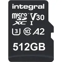 Integral SDXC Micro 512GB U3 V30