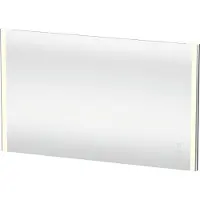 Duravit XSquare Miroirs avec éclairage LED, avec miroir chauffant, 1300x800x33mm, chrome brillant, XS7015000000000