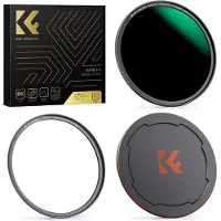 K&F Concept 52MM, ND1000 Magnetic Filter with Magnetic Ring and Cover, Green Coated (Nano X Series)