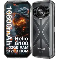 Doogee S118 (Double Sim - 6.58'', 512 Go, 8 Go RAM) Argent