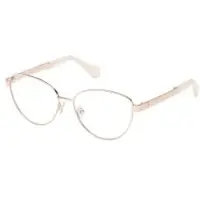 MAX&Co. Lunettes de Vue MO5195 54/15/140 Shiny rose gold Front metal circle galvan WOMAN MO5195