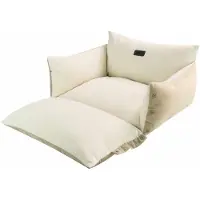 Nobby Komfort Bett 2 in 1 "ALIN" beige 70 x 58 x 22 + 9