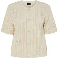 Pieces Cardigan 'PCNuka' beige
