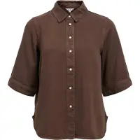 Object Frame Short Sleeve Shirt Marron S Femme
