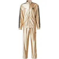 EA7 pour homme. 7M001613_AF21688 Survêtement Soccer doré (L), Casuel, Polyester, Manche longue