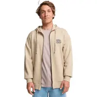 Billabong Foundation Full Zip Sweatshirt Beige L Homme