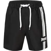 Lonsdale Shorts de bain 'Knockan' noir / blanc