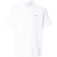 Calvin Klein Easy Monologo Casual Short Sleeve Polo Blanc L Homme