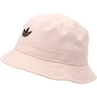 Adidas Originals Chapeaux 'Adicolor Trefoil' chocolat / rose clair
