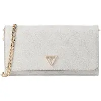 GUESS Pochette 'ANADELA 3' beige / blanc