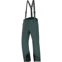 Salomon - Pantalon ski en PrimaLoft - Brilliant Pant M Green Gables pour Homme - Taille S - Vert