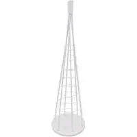 Mendler Arbre décoratif HWC-O91, sapin de Noël, arbre décoratif, décoration de Noël, sapin de Noël à décorer, métal 90 cm blanc