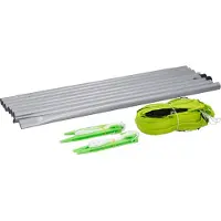 Dunlop Sports Net 609 x 220 CM - Filet de volley-ball - Filet de tennis - Filet de badminton - Set complet avec bâtons, filet, piquets de sol et cordes de tension - Utilisation multifonctionnelle -