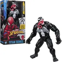 Hasbro Figurine Venom Deluxe 30 cm, Série Titan, Jouet de super-héros pour enfants, Marvel Spider-Man, À partir de 4 ans