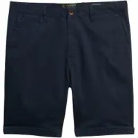 Superdry pour homme. M7110486A Premium Regular Regular Short Chino Navy (36), Casuel, Coton, Marine