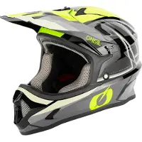 O'Neal Sonus Split V.23 Noir Jaune Casque Vélo Downhill Taille L