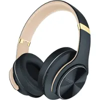 Doqaus Care 1 (Pas de réduction du bruit, 52 h, Filaire, Sans fil), Écouteurs, Noir, Beige