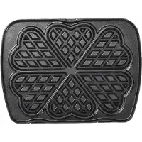 Lagrange Plateau de gaufres en forme de coeur, Ustensile de cuisine : accessoires, Noir