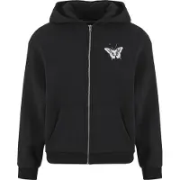 Mister tee Veste de survêtement 'Let‘s Get Lost' noir / blanc