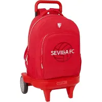 Safta Sevilla Fc With Removable Evolutive Wheeled Backpack Rouge