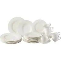 Vivo by Villeroy & Boch Basic White Kombiset 30tlgEC | vivo - Villeroy & Boch Group | Premium Porcelain | Germany | Art.-Nr. 1952778724 | EAN 4003686368170