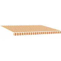 vidaXL Store extensible jaune et orange 450 x 300 cm