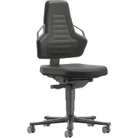 Magni bimos chaise/siège de bureau Nexxit 2 roulettes rembourrage poignée antharazit (45 - 60 cm)
