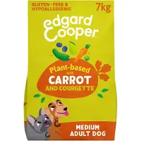 Edgard & Cooper Nourriture Végétale pour Chien Adulte - Carotte & Courgette - 7 kg