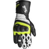 GMS GR-1 SF Gants Noirs Blancs Jaunes Perforés Taille XL