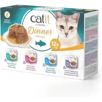 Catit Cuisine Dinner Selection - Poisson - 12 x 75 g
