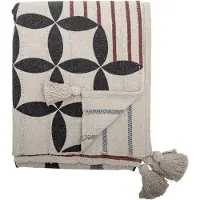 Bloomingville Forma Blanket Blanc
