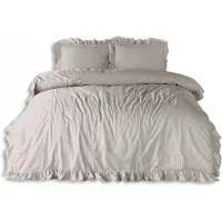 Darymex Linge de lit en coton NATURAL CREAM/160x200(P) STONEWASHED