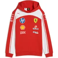 Puma Sf Ferrari Replica Hoodie Rouge 13-14 Years Enfants