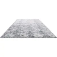Vevor Tapis Salon Chambre Poil Long 2,74 x 3,66 m Tapis Moderne de Décoration Intérieur Rectangulaire Antidérapant Peluche Moelleux et Doux Envers Non Tissé pour Salon