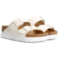 Birkenstock Arizona Flex Platform Sandals Beige EU 39