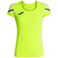Joma Elite Xi Short Sleeve T-shirt Jaune 12-14 Years Fille