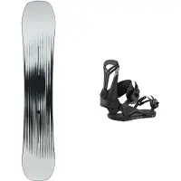 Burton - Packs (snowboard + fix) - Snowboard all mountain - Pack Custom X 2026 pour Homme - Blanc