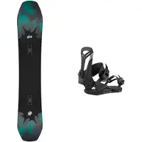 Ride - Packs (snowboard + fix) - Snowboard freeride - Pack Deep Fake 2026 - Noir