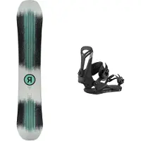 Ride - Packs (snowboard + fix) - Snowboard all-mountain - Pack Manic 2026 en Bois - Vert