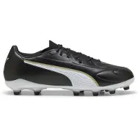 Puma Unisexe, Chaussures de football, KING 20 MATCH FG/AG (42.5), Or, Blanc, Noir