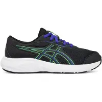 Asics pour femme/filles. 1014A337 Trainers Contend 9 Gs black (40), Noir, Plat, Lacets, Casuel, Sport, Multisport, mode enfantine