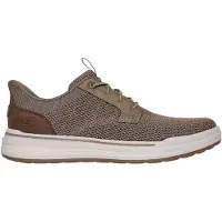 SKECHERS Slip-Ins: Relaxed Fit Veterschoenen Laag - Taupe - Maat 46