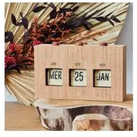 Sombo Calendrier imitation bois